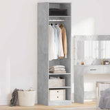 Wardrobe Concrete Grey 50x50x200 cm Engineered Wood 800238
