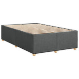 Bed Frame without Mattress Dark Grey 120x190 cm Small Double Fabric 3284716