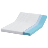 Mattress White 140 x 200 cm Gel Memory Foam 4106318