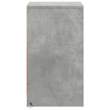 Bedside Cabinets with LED Lights 2 pcs Concrete Grey Engineered Wood 852005