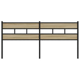 Replace Headboard Sonoma Oak 180 cm Iron and Engineered Wood 4017138
