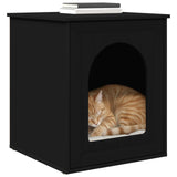 Cat House Black 53 x 52 x 62 cm Engineered Wood 8000708