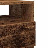 Bedside Cabinets 2 pcs with 2 Drawers Old Wood 40x33x60 cm 858575