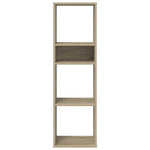 ZNTS Book Cabinet Sonoma Oak 34x31x112 cm Engineered Wood 860285