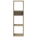 ZNTS Book Cabinet Sonoma Oak 34x31x112 cm Engineered Wood 860285