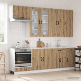 Kitchen Unit LUCCA 8 pcs Artisan Oak Engineered Wood 3438162