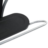 Suit Stand 45x35x107 cm Black and Grey 246721