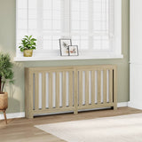 ZNTS Radiator Cover Sonoma Oak 175x20x82 cm Engineered Wood 852755