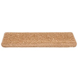 Stair Mats 30 pcs 65x21x4 cm Beige Rectangular Edge 3365827