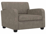 Armchair Antique Grey Faux Leather 42043439