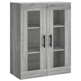 Highboard Grey Sonoma 69.5x34x180 cm Engineered Wood 3198431