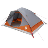 Instant Tent with Roof Grey and Orange 305 x 215 x 140 cm 42028691