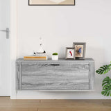 Wall Shoe Cabinet Grey Sonoma 100x35x38 cm Engineered Wood 821026