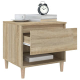 Bedside Tables 2 pcs Sonoma Oak 50x46x50 Engineered Wood 819539