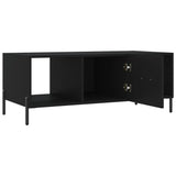 Coffee Table Black 102x50x40 cm Engineered Wood 829309