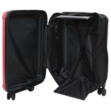Suitcase Folding with Lock Red 43 x 27 x 66 cm ABS Plastic 42006247