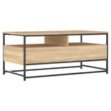 Coffee Table Sonoma Oak 100x51x45 cm Engineered Wood 835285