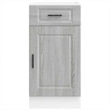 Kitchen Base Cabinet Porto Grey Sonoma Engineered Wood 853953