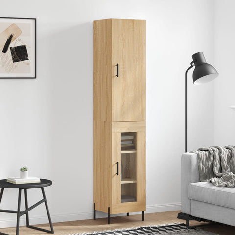 Highboard Sonoma Oak 34.5x34x180 cm Engineered Wood 3199052