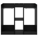 Golf Cabinet Plain Black Oak 102 x 45 x 85.5 cm 899456