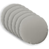 Throw Pillow 6 pcs HEERLEN Grey Dia. 50 cm Polyester 929482