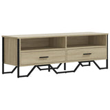 TV Cabinet Sonoma Oak 122x34x41 cm Engineered Wood 848580