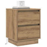 Bedside Cabinet with Drawer 2 pcs Artisan Oak 39 x 34.5 x 50 cm 869625