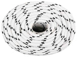 Multipurpose Utility Rope 12 mm 100 m White Polyester 3473517