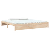 Bed Frame without Mattress Solid Wood 200x200 cm 814969