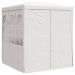 Professional Party Tent with Side Walls 2x2 m White 90 g/m 48516