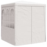 Professional Party Tent with Side Walls 2x2 m White 90 g/m 48516