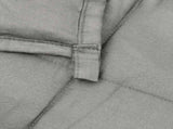 Weighted Blanket Grey 122x183 cm 9 kg Fabric 3154776