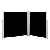 Side Awning Black Polyester with PU coating, Steel, Aluminium 48448