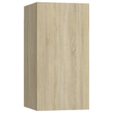 4 Piece TV Cabinet Set Sonoma Oak Engineered Wood 3079047