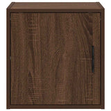 ZNTS Garage Wall Cabinets 2 pcs Brown Oak Engineered Wood 860638