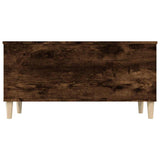 Coffee Table Smoked Oak 90x44.5x45 cm Engineered Wood 819585