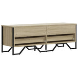 TV Cabinet Sonoma Oak 122x34x41 cm Engineered Wood 848580