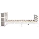 Bed Frame without Mattress White 180x200 cm Super King Solid Wood Pine 3309888