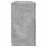 Sideboard with LED Lights Concrete Grey 163x37x67 cm 3209075