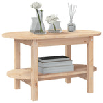 ZNTS Coffee Table 80x45x45 cm Solid Wood Pine 822292