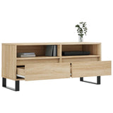 TV Cabinet Sonoma Oak 100x34.5x44.5 cm Engineered Wood 831247