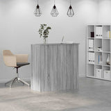 Reception Desk Grey Sonoma 100x50x103.5 cm Engineered Wood 3324165