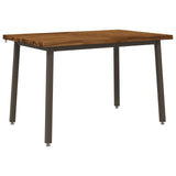 120 x 70 x 75 cm Solid Acacia Wood Natural and Coffee 937491