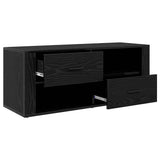 TV Cabinet Black Oak 100 x 35 x 40 cm Engineered Wood 881014
