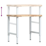 Workbench 80x60x cm Solid Wood Acacia Rectangular 3309712
