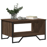 Coffee Table Brown Oak 75x51x40 cm Engineered Wood 848488