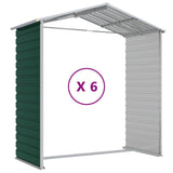 Garden Shed Green 191x555x198 cm Galvanised Steel 3188236