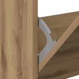 Shoe Cabinet Artisan Oak 80 x 21 x 125.5 cm Engineered Wood 869103
