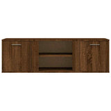 TV Cabinet Brown Oak 120x34x37 cm Engineered Wood 833558