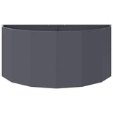 Planter Anthracite 120 x 60 x 50 cm Steel 883705